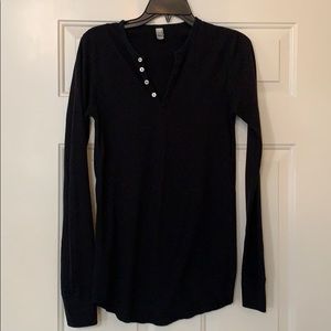 American apparel black long sleeve